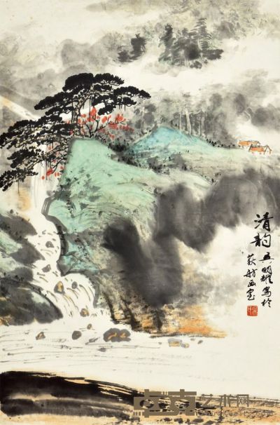吴明耀 清韵图 45.5×68cm