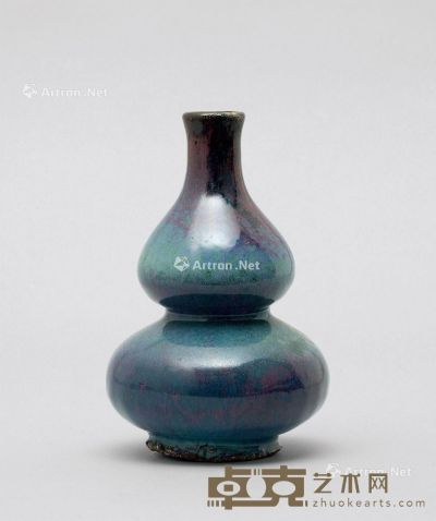 清代 石湾窑葫芦瓶 高18.3cm