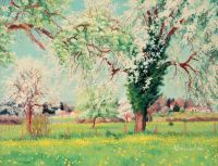 安德烈．维诺勒 乌加赫的春天 油彩 画布