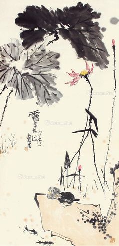 潘天寿 花鸟