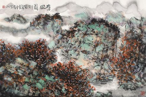 李东伟 春风图