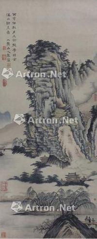 黎简 清 山水画