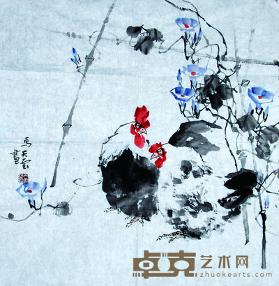 马天云 鸡图 68*68