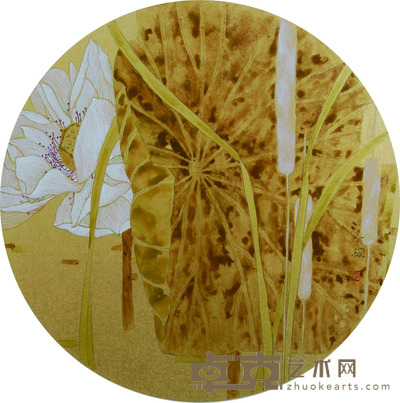 吴冬梅 荷花 42*42
