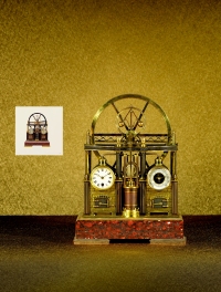 工业革命汽轮机钟