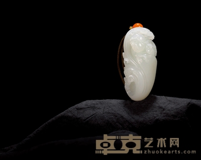 崔磊 佑济昭灵 白玉挂件 52×24×19mm