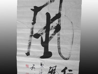 启功“风”字