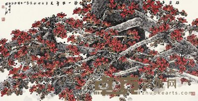 陈永锵 雄姿英发一柱擎天 124×248cm