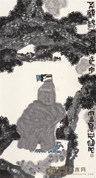 尚涛 不顾纸鸢 178×97cm