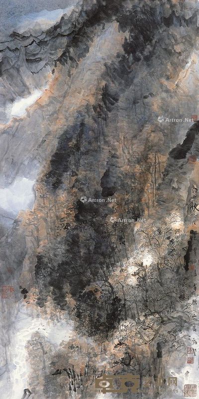李劲堃 初秋 164×82cm