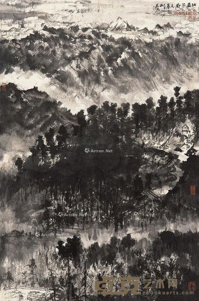 张彦 纳嘉尔廊之暮 68×47cm