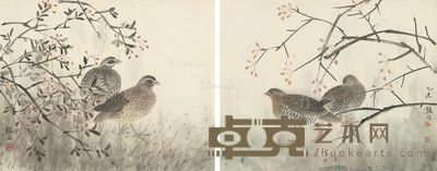许晓彬 清趣 46×58cm×2