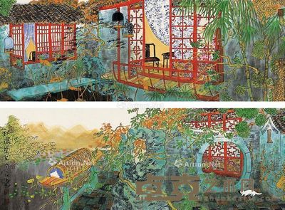 方向 秋浓 32×179cm