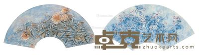 蔡业霄 初霜·花季 21×62cm×2