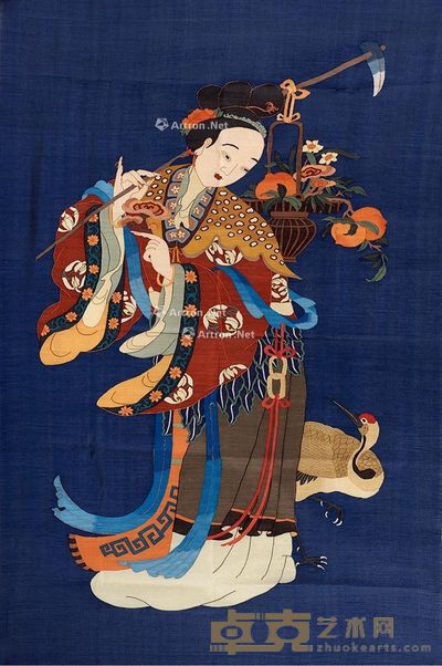 民国 缂丝仕女挂毯 长118.0cm;宽75.0cm