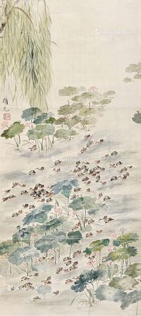 杨秀珍 花鸟