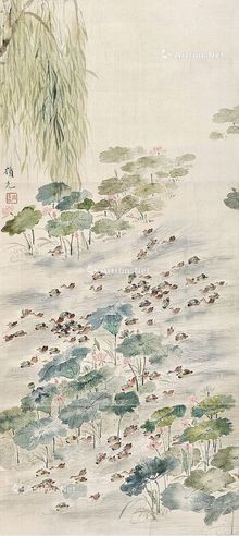 杨秀珍 花鸟