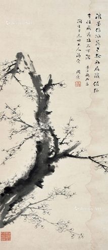 周莲 墨梅