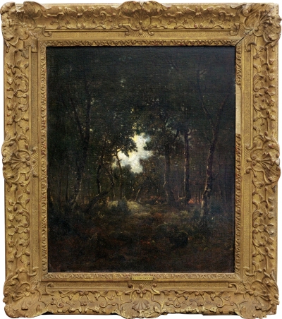 泰奥多尔·卢梭  枫丹白露森林的月光