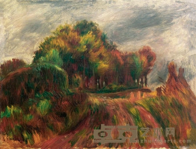 皮耶尔·奥古斯特·雷诺阿  风景 31×40cm