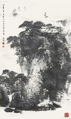 冯广溥 山水