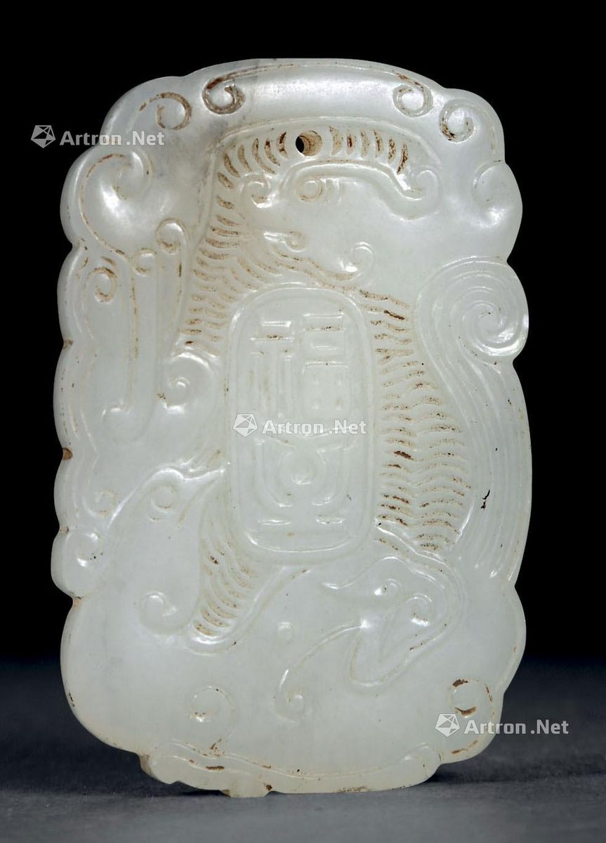 清 玉雕双鳥摆件 共箱 中国 古美術