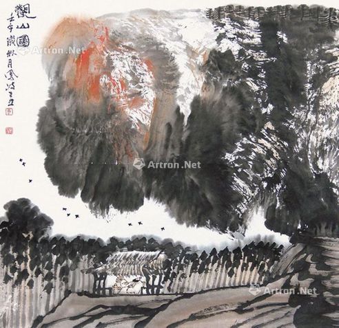 唐凤岐 山水