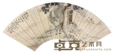 朱良才 人物 52×17cm