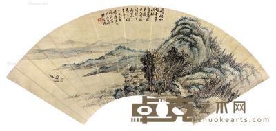 林纾 山水 54×19cm