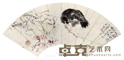 丁宝书 花鸟 52×19cm