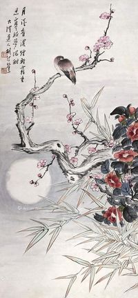 胡汀鹭 花鸟