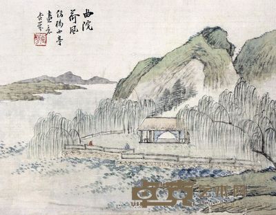 吴杏芬 山水 22×17cm
