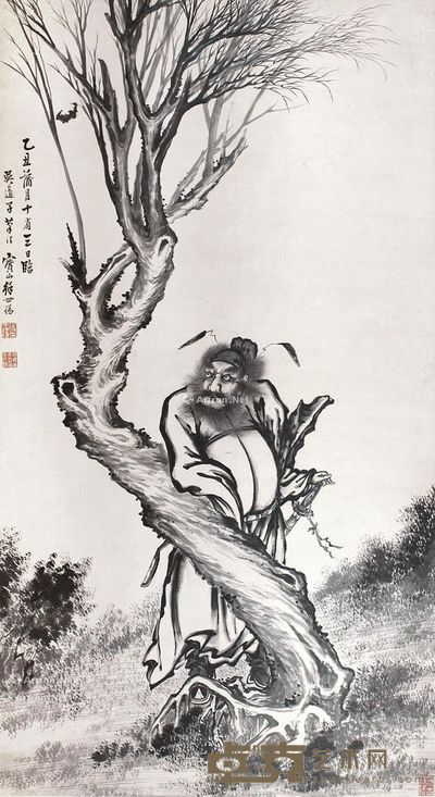 徐世扬 钟馗 145×80cm