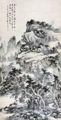 吴琴木 山水