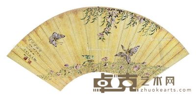 李蕙仙 蝴蝶 18×52cm