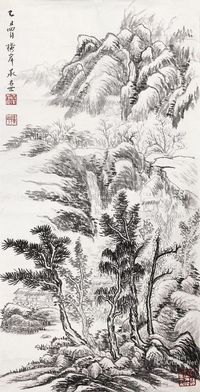 承名世 山水