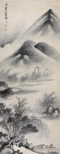 严伦 山水