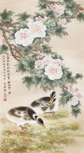 王广华 芙蓉双鸭