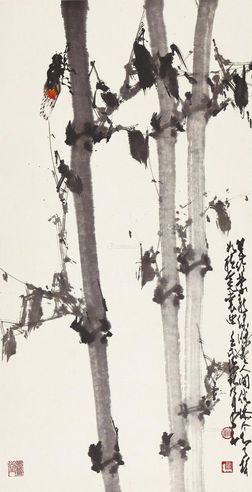 赵少昂 翠竹蝉曲