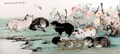 陈朝宝 诸事如意 176×95cm