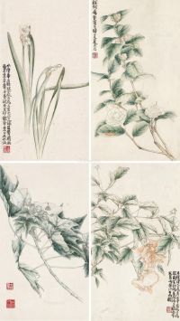 黄士陵 花卉写真