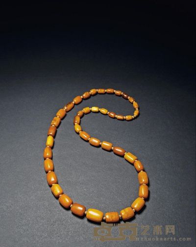 蜜蜡挂珠 直径0.75cm;直径1.52cm