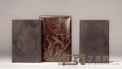清晚期 长方端石笔舔 纵19cm;宽13cm;高2.5cm