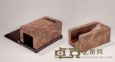 明时期 一字池太史抄手端砚 纵21.4cm;宽12.8cm;高9.4cm