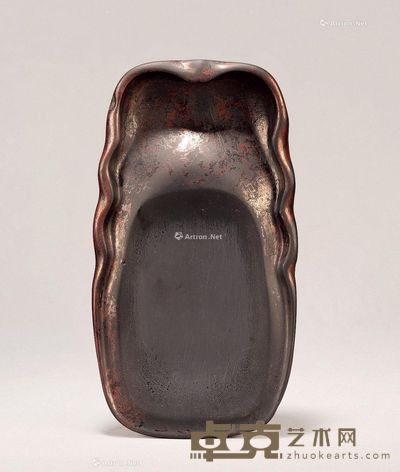 明时期 仿古铜双足蝉样砚 纵19cm；宽10.5cm；高2.8cm