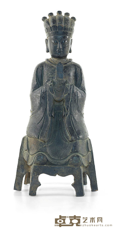 清 道教真人像 H33
