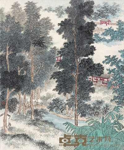 张晋 乡村 45×37cm 约1.5平尺
