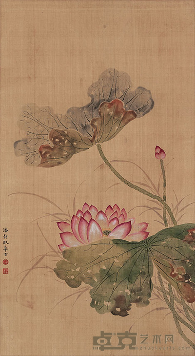 潘静淑 清荷 72×39cm 约2.5平尺