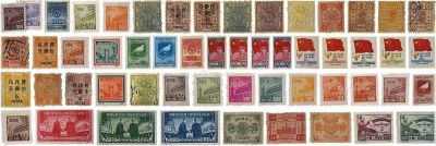 清朝、民国、解放等邮票一批共计1700余枚