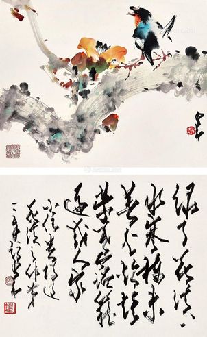 赵少昂 花鸟